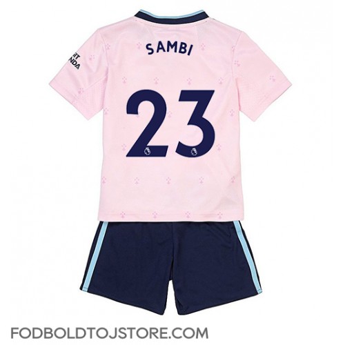 Arsenal Albert Sambi Lokonga #23 Tredje sæt Børn 2022-23 Kortærmet (+ Korte bukser)